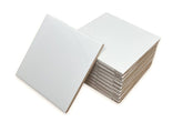 4x4 White Ceramic Tile-Box of 10 pcs
