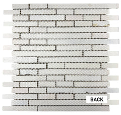 Tenedos Seashells Glass Mixed Mosaic Random Pattern Wall Tile for Backsplash and Bathroom Wall Designed in Italy (12x12)