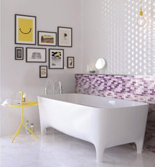 TRCEG-03 1x2 Brick Purple Glass Mosaic Tile Subway Tile Sheet-Kitchen and Bath backsplash Wall Tile