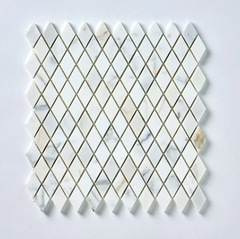 Calacatta Gold Diamond Marble Mosaic Polished- 1 piece