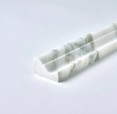 Calacatta Gold Marble Crown Molding Trim Honed