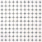 Bianco Dolomite Octagon with Gray Dots Mosaic Honed HTC 1 piece