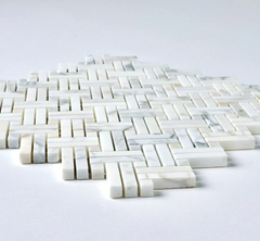 Calacatta Gold Dimensions Marble Mosaic Polished-1 piece