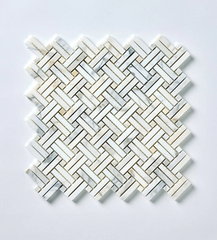 Calacatta Gold Dimensions Marble Mosaic Polished-1 piece