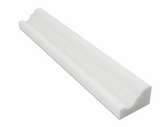 Thassos White Marble Crown Molding Trim Polished HTC-1 piece
