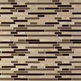 Amalfi Cafe Interlocking 12 in. x 12 in. Glossy Porcelain Glass Wall Tile HTC