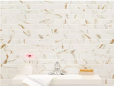 Calacatta Gold Subway 12 in. x 12 in. Matte Porcelain Mosaic Floor and Wall Tile (0.93 sq. ft./Each)