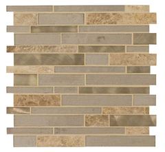 Champagne Bevel Toast 12 in. x 12 in. Textured Multi-Surface Mosaic Tile by MSI (1 sq. ft./Each)