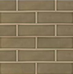 Artisan Taupe 4x12 Glossy Subway Tile for Walls by MSI (5 sq. ft./Case)