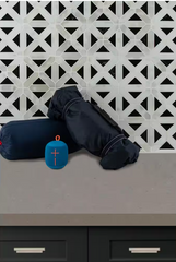 Calacatta Gold Italian Marble with Nero Marquina Black Triangles Geometrica Mosaic Tile Polished (Glossy)