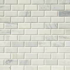 Arabescato Carrara Subway Tile 2x4 Honed