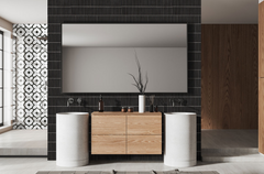 Black Matte 1x6 Stack Pattern MSI