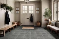 Montauk Blue 12 in. x 12 in. Gauged Slate Floor and Wall Tile (10 sq. ft./ Case)