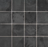 Montauk Black Classic Gauged Slate Tile, 12 in. x 12 in. Floor and Wall (10 sq. ft. / case)