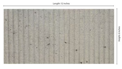 Smoke Stax 6 in. x 12 in. Polished Porcelain Fluted Subway Wall Tile (8.5 sq. ft./Case)