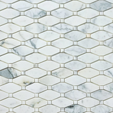 Tenedos Calacatta Gold Octave Marble Mosaic HONED