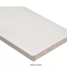 Whisper White Subway 3 in. x 6 in. Handcrafted Glossy Ceramic Subway Wall Tile by MSI (1 sq. ft./Case)