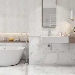 18x18 Calacatta Gold Italian Marble Tile Polished (Glossy)