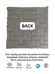 TPACFD-RDM-PL Ultramarine Blue Random Sized Wavy Edges Porcelain Glazed Pool Mosaic Floor and Wall Tile for Backsplash, Kitchen, Bathroom, Swimming Pool