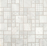 MS International TETBLA-10MM Mesh-Mounted Marble Encaustic Wall Tile (9.7 sq. ft. / case) Mosaic