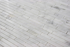 Torpedo 1/4 X Random Asian Statuary Pattern Marble Mosaic Wall and Flooring Tiles