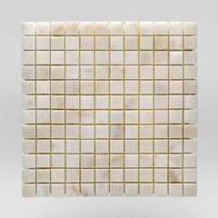 Afyon Sugar Polished 1"x1" Marble Mosaic