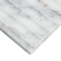 Arabescato Venato Valentino Fluto 12 in. x 24 in. Honed Marble Fluted Wall Tile by MSI (4 sq. ft./Case)