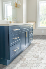 Arabescato Venato 5 in. Hexagon 10 in. x 13 in. Honed Marble Mesh-Mounted Mosaic Floor and Wall Tile by MSI (8.98 sq. ft./case)