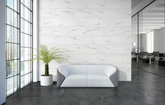 Aria Bianco 12 in. x 24 in. Polished Porcelain Floor and Wall Tile (16 sq. ft. / case)
