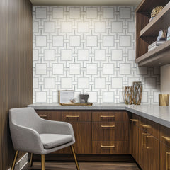 Bianco Dolomite Alana 11" X 13" Polished Marble Mosaic Floor And Wall Tile by MSI