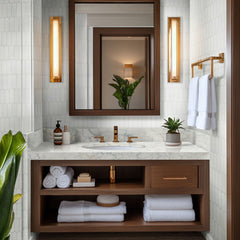 Bianco Glossy Ellipse 12 in. x 12 in. Glass Mesh-Mounted Mosaic Wall Tile by MSI