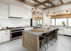 Bianco Glossy Ellipse 12 in. x 12 in. Glass Mesh-Mounted Mosaic Wall Tile by MSI