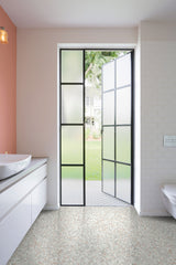 Briar Rosa Penny Round 12 in. x 12 in. Matte Mesh-Mounted Mosaic Wall Floor Tile