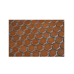 Caramel 1" Hexagon Matte Porcelain Mosaic Tile (5 Sheets)