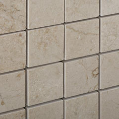 Crema Marfil 2x2 Polished/Honed Mosaic Tile- 1 piece