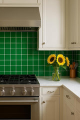4x4 Emerald Green Ceramic Tile-Box of 10 pcs