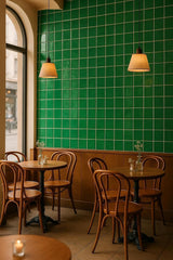 4x4 Emerald Green Ceramic Tile-Box of 10 pcs