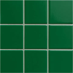 4x4 Emerald Green Ceramic Tile-Box of 10 pcs