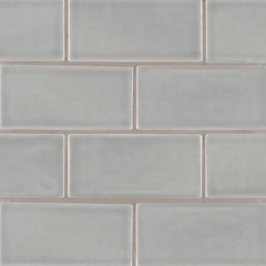Morning Fog Subway Tile 3x6 Glossy Ceramic Subway Wall Tile by MSI (1 sq. ft./Case)