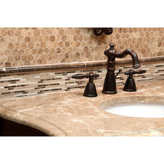 MS International Emperador Blend Bamboo 12 in. x 12 in. x 10 mm Brown Marble Mesh-Mounted Mosaic Wall Tile