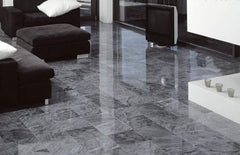 Bardiglio Gray 12x12 Marble Floor and Wall Tile Polished for Bathroom Tile, Kitchen Walls, Kitchen, Backsplashes