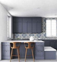 MS International Zanzibar 8 in. x 8 in. Glazed Porcelain Floor and Wall Tile (Box of 12 Pieces) - Tenedos