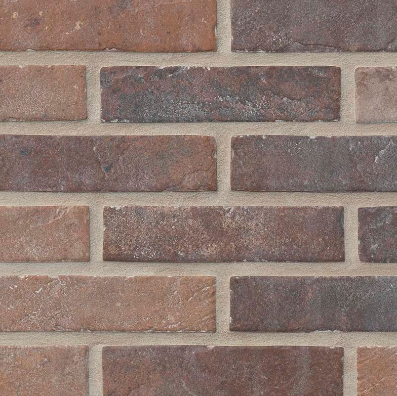 MSI Brickstone Red Matte 2x10 Wall Tile