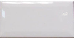 U.S. Ceramic Tile Bright Glazed White 3 in. x 6 in. Beveled Edge Wall Tile