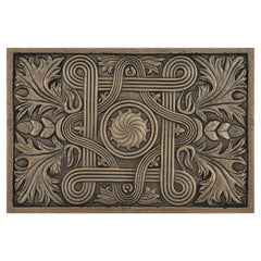 Kitchen Backsplash Premium Mediterranean Bronze Metal Mural Hand Made Textured Tile