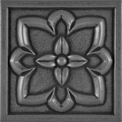 Flower Metal Decorative Insert Tile for Bathroom, Wall and Kitchen Backsplash Tiles