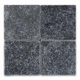 Taurus Black Marble 6" X 6" Tumbled Field Tile - Box of 5 sq. ft. - Tenedos