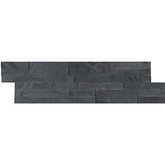 MSI Midnight Ash Peel and Stick Stacked Stone Brick 21.75" X 6", Wall Tile, Fireplace Tile, Backsplash Tile, Bathroom Tile, Easy DIY Tile (Box of 15pcs ) - Tenedos
