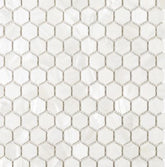 Mother of Pearl Hexagon Seashell Mosaic Tile for Kitchen Backsplashes, Bathroom Walls, Spas, Pools by Vogue Tile