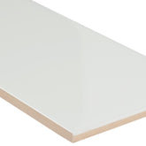 White Ceramic Subway Tile 4" X 16" (Box of 11 Sqft)- Matte Finish